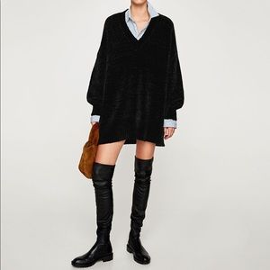 Zara Oversized Chenille Dress